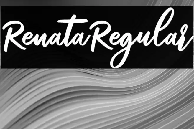 Renata-Regular Font examples