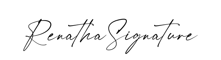 Renatha Signature  Fuentes Gratis Descargar