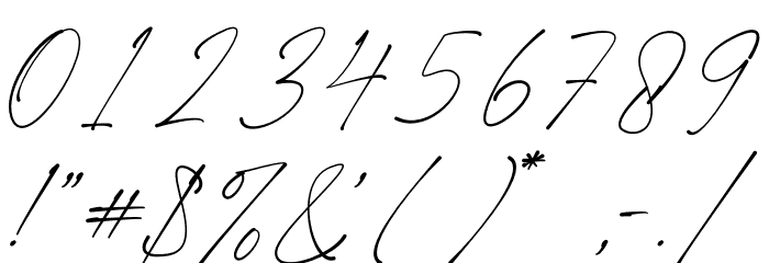 Renatha Signature Font OTHER CHARS