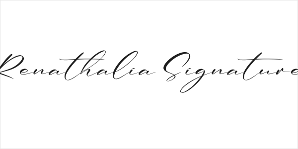 Renathalia Signature Logo