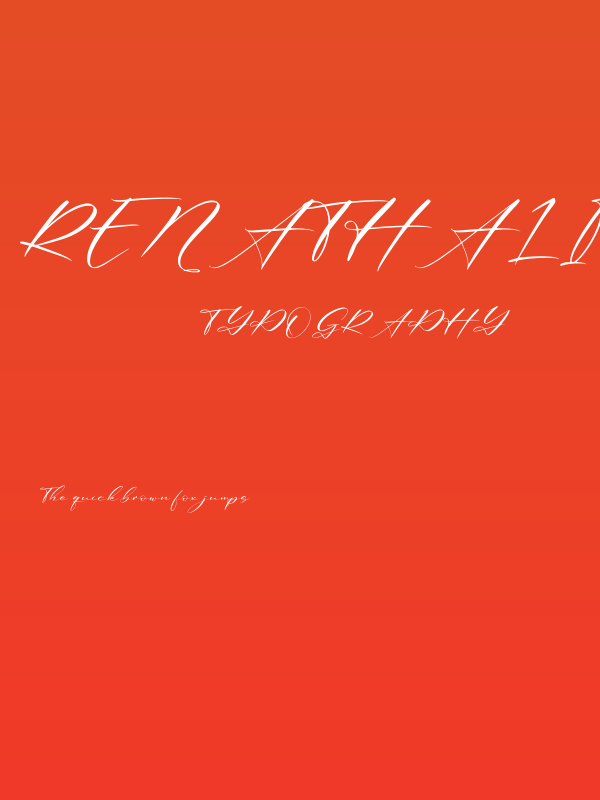 Renathalia Signature Poster