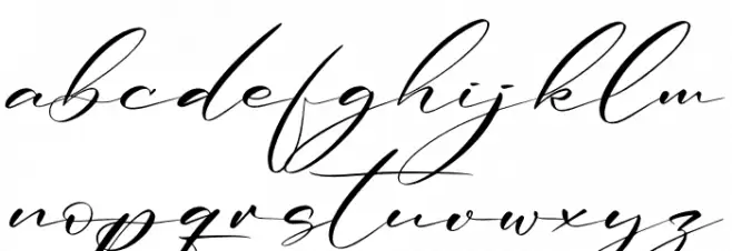Renathalia Signature Caratteri MINUSCOLO