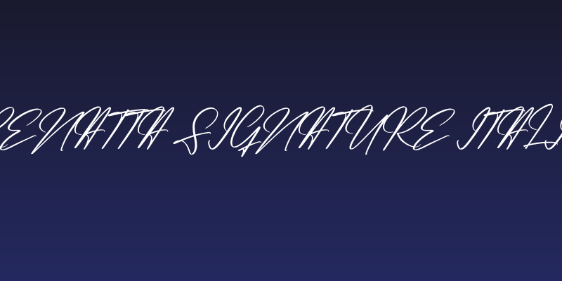 Renatta Signature Italic Social Header