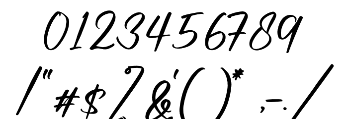 Renatta Signature Font OTHER CHARS