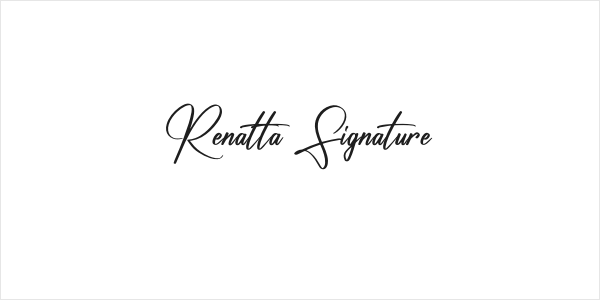 Renatta Signature Logo