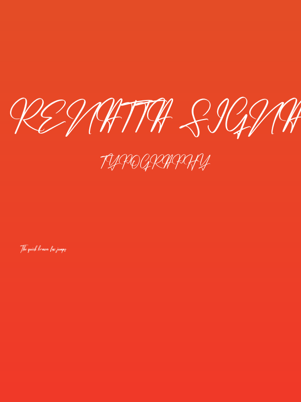 Renatta Signature Poster