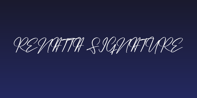 Renatta Signature Social Header