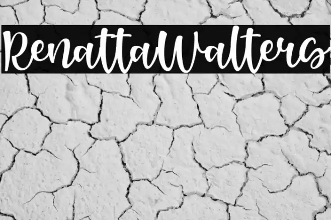 RenattaWalters Font examples