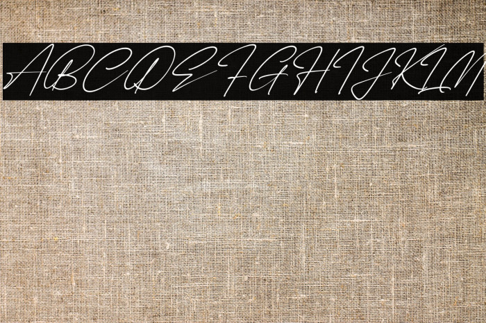 Renattha Signate Italic Example 2