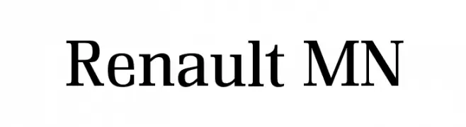 Renault MN  Fuentes Gratis Descargar