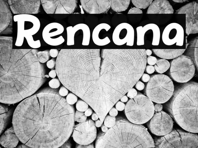 Rencana Font examples