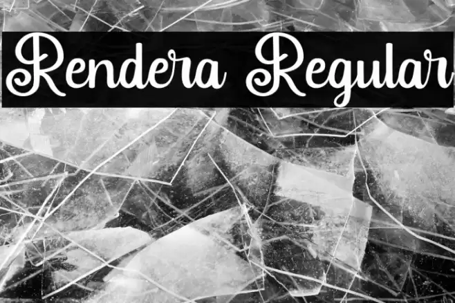 Rendera Regular Font examples