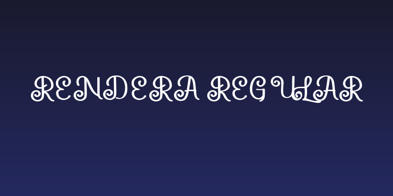 Rendera Regular Social Header