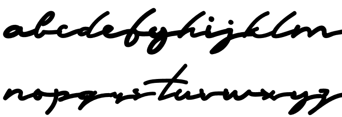 Rendering Font LOWERCASE