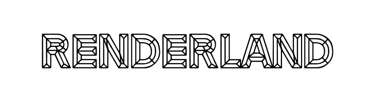 Renderland  フリーフォントのダウンロード