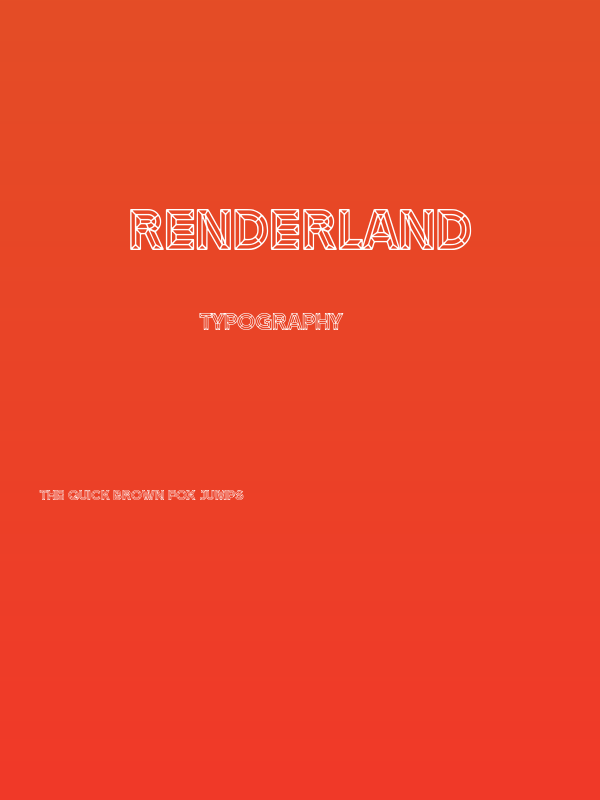 Renderland Poster