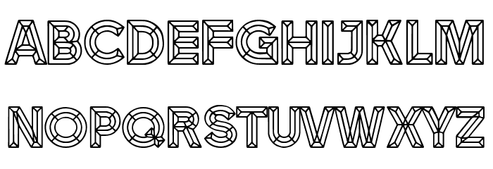 Renderland Font LOWERCASE