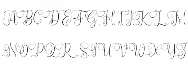 Rendezvows FREE Font OTHER CHARS