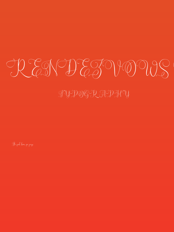 Rendezvows FREE Poster