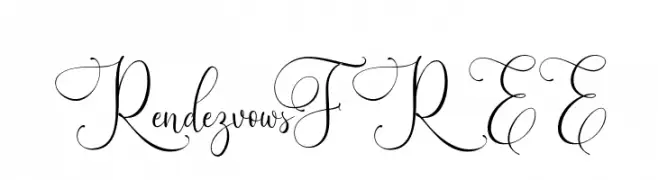 RendezvowsFREE  font caratteri gratis