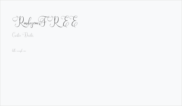 RendezvowsFREE Business Card