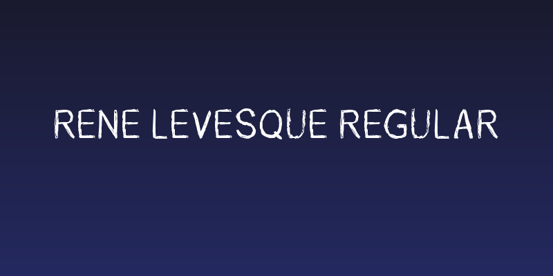 Rene Levesque Regular Social Header