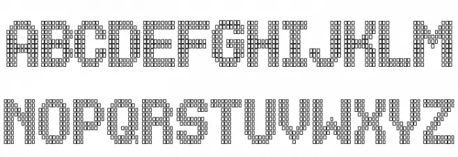 Renegade Master フォント 大文字