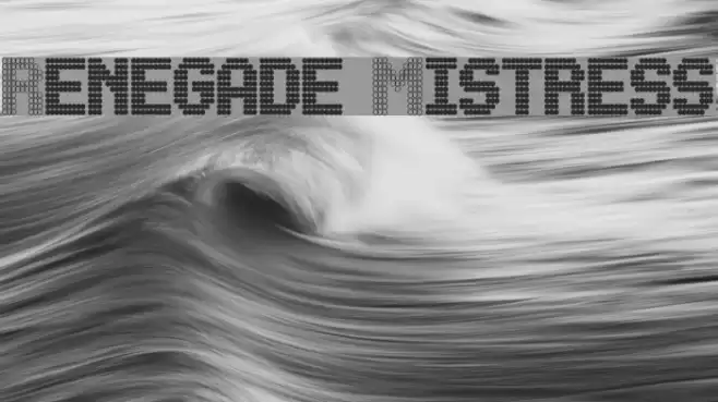 Renegade Mistress Font examples