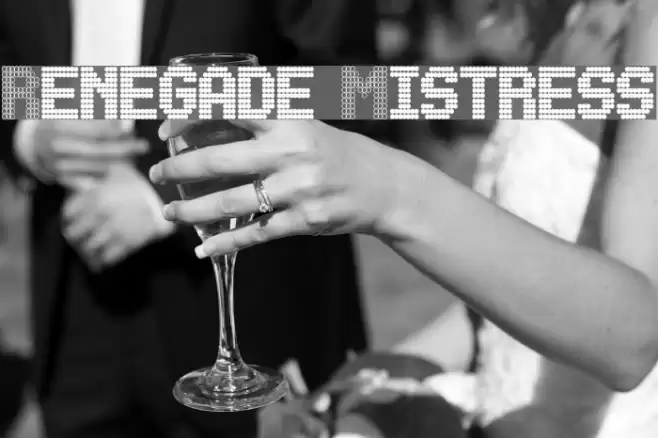 Renegade Mistress Font examples
