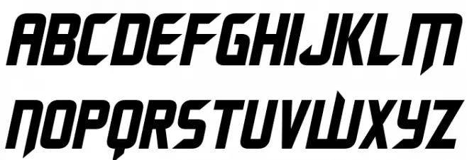 Renegade Moons Italic Schriftart Groß