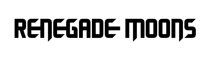 Renegade Moons  Frei Schriftart Herunterladen