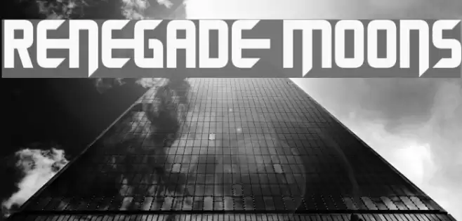 Renegade Moons Font examples