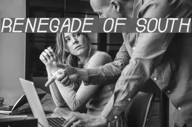 Renegade Of South Font examples