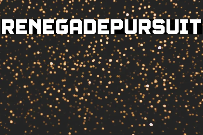 Renegade Pursuit Example 2