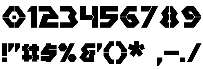 Renegade Font OTHER CHARS