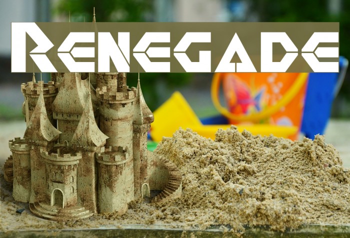 Renegade Font examples