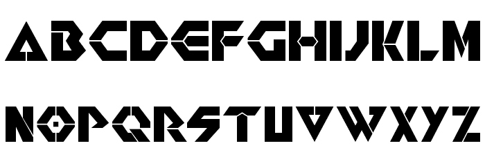 Renegade Font LOWERCASE