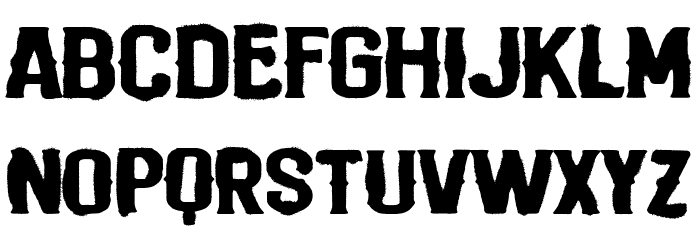 Renegades Rocks Font LOWERCASE
