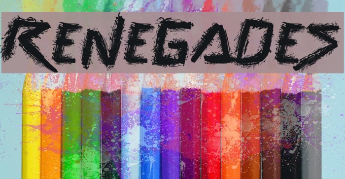 Renegades Font examples