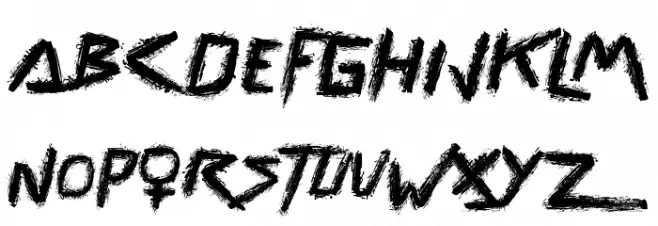 Renegades خط أحرف صغيرة