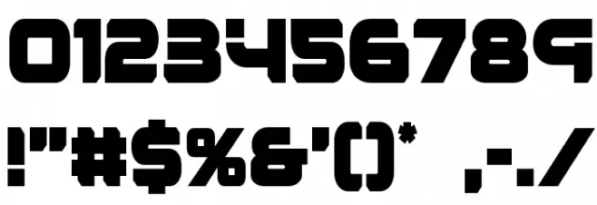 Renegado Condensed Font OTHER CHARS