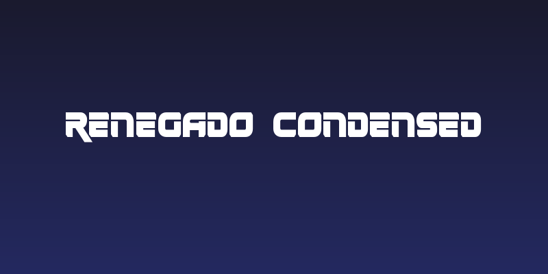 Renegado Condensed Social Header