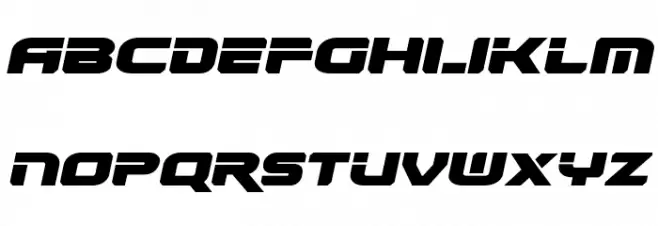 Renegado Expanded Italic Шрифта ВЕРХНИЙ