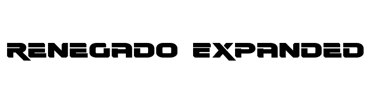 Renegado Expanded  Fuentes Gratis Descargar