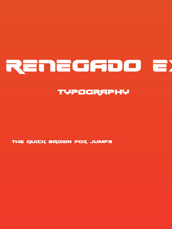 Renegado Expanded Poster