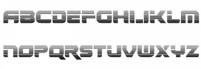 Renegado Gradient Schriftart Groß