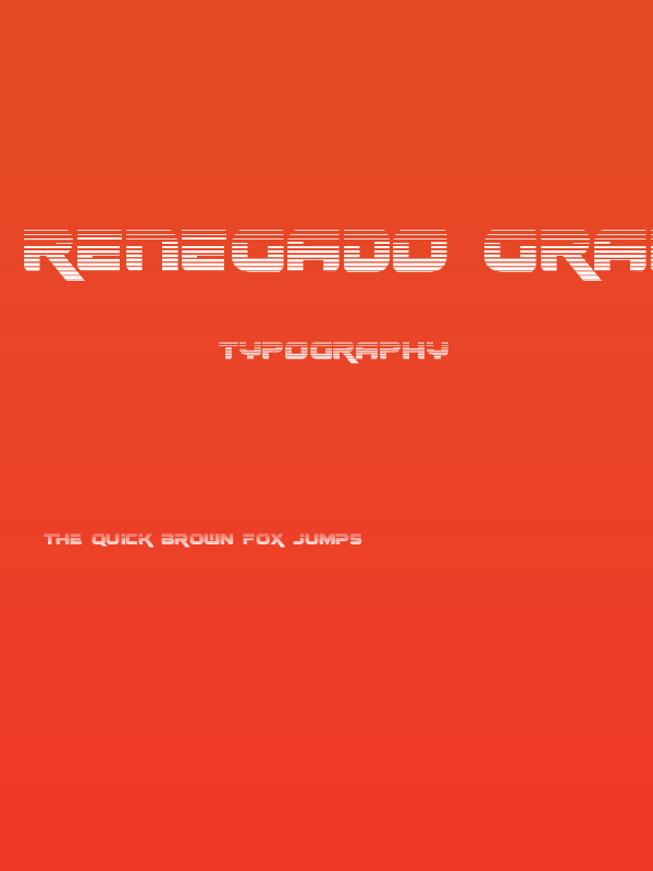 Renegado Gradient Poster