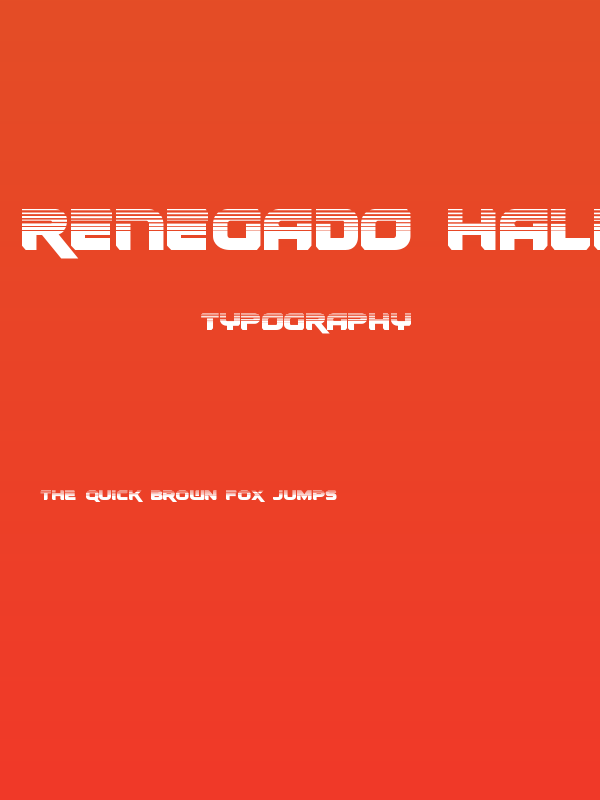 Renegado Halftone Poster