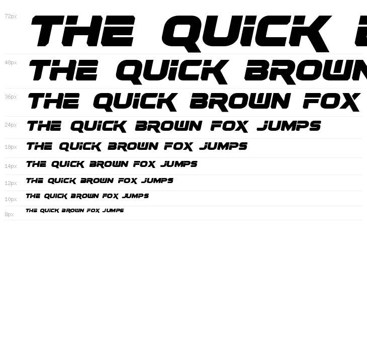 Renegado Italic Waterfall