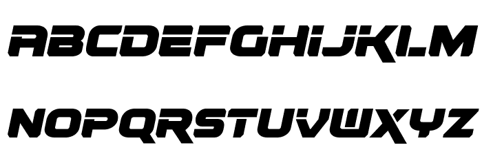 Renegado Italic Font LOWERCASE